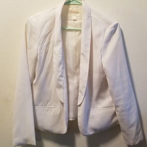 Decree Women's White Blazer Jacket